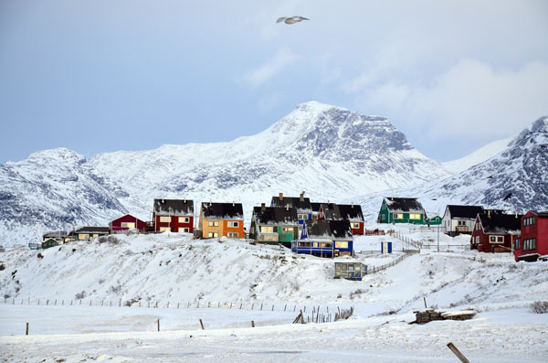 Fra jollehavnen mod Ilimaussaq.